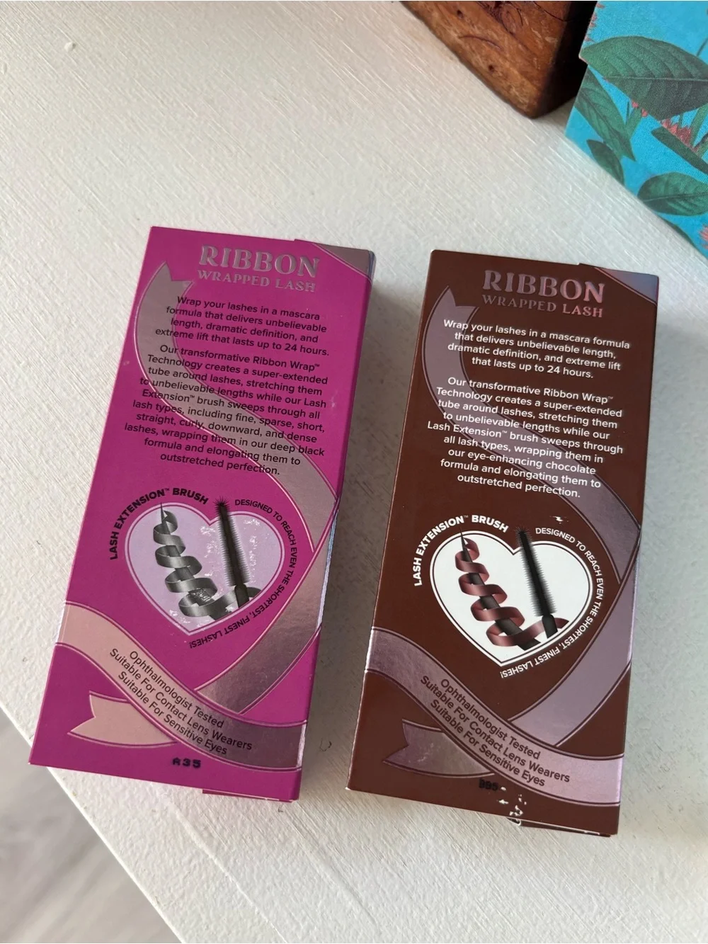 Too Faced Ribbon Wrapped Lash Tubing Mascara Duo - Black & Chocolate